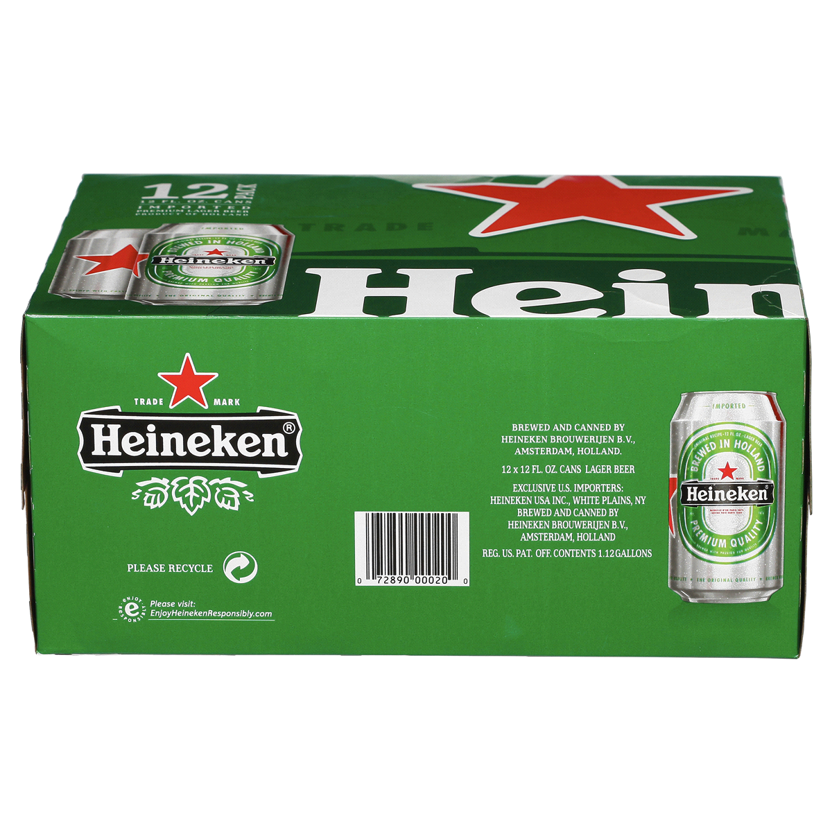 slide 5 of 7, Heineken Lager Beer, 6 ct; 12 fl oz