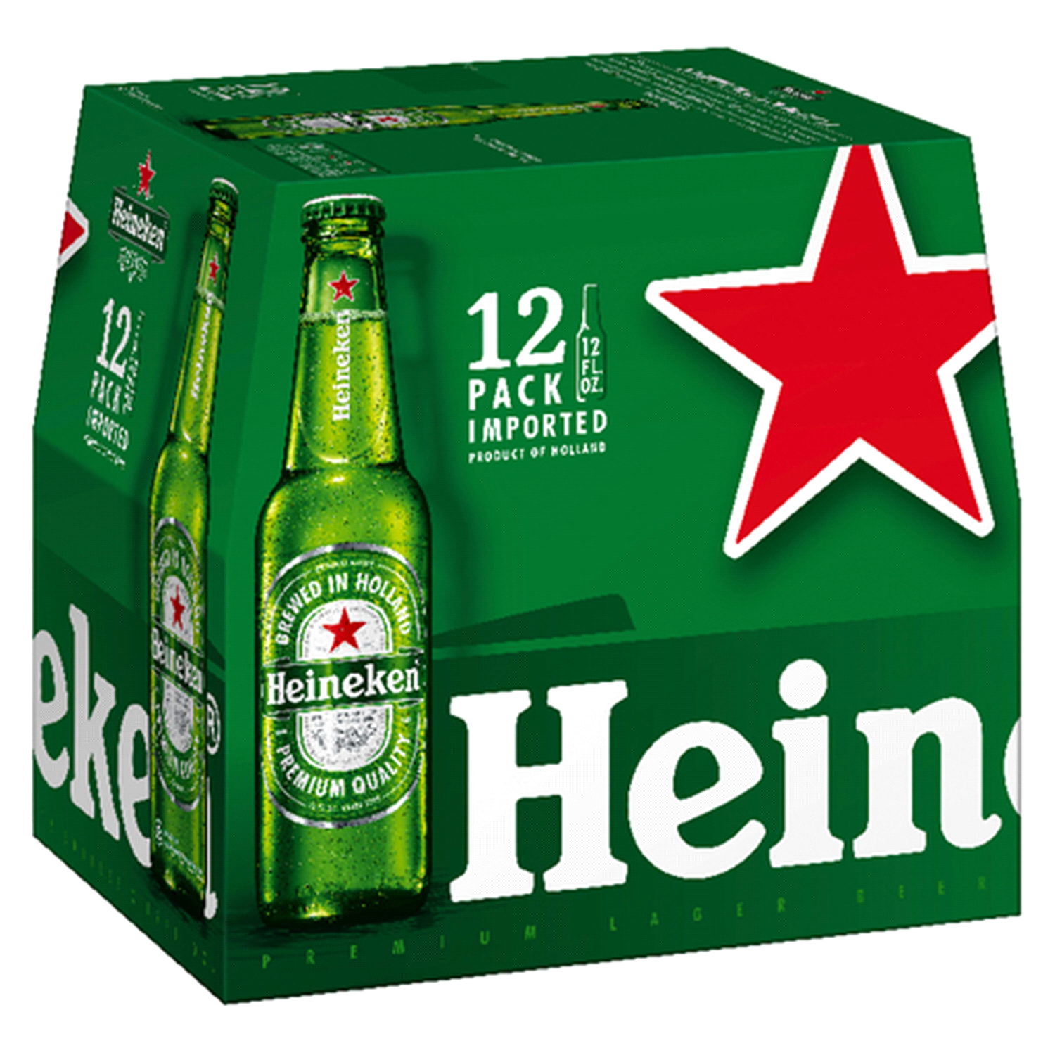 slide 1 of 1, Heineken 12 Pack Original Beer 12 - 12 fl oz Bottles, 12 ct