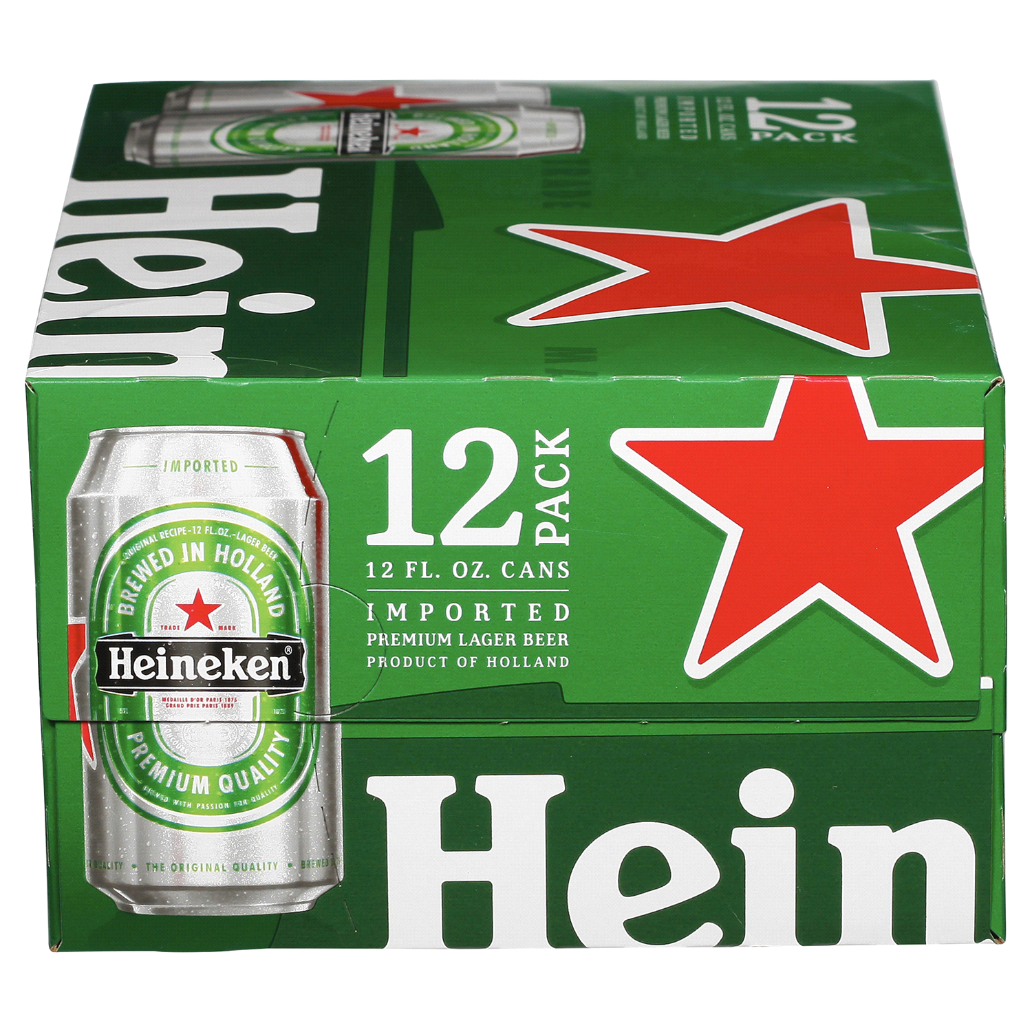 slide 2 of 5, Heineken Original Lager Beer, 12 Pack, 12 fl oz Cans, 12 ct; 12 oz