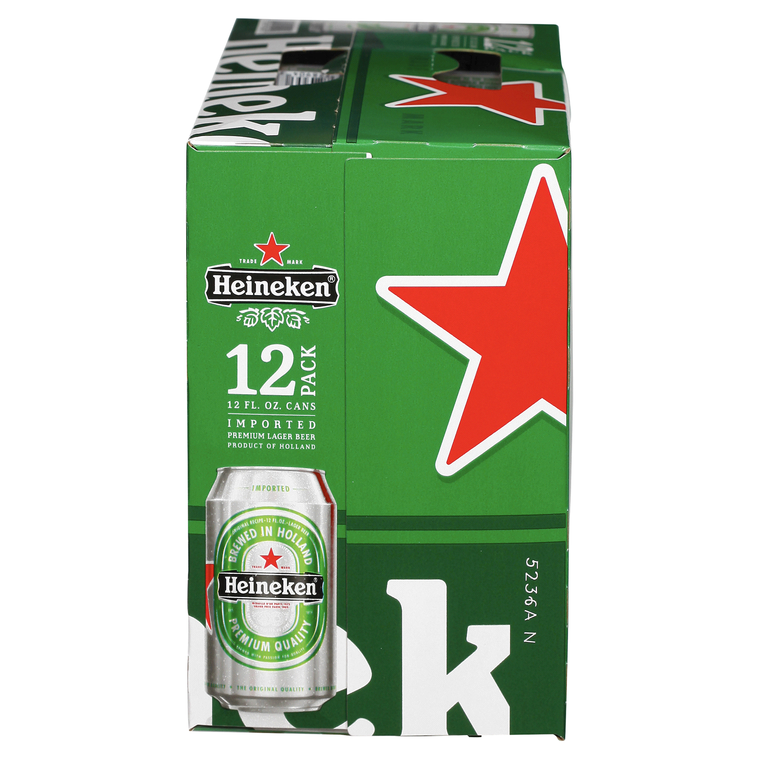 slide 3 of 5, Heineken Original Lager Beer, 12 Pack, 12 fl oz Cans, 12 ct; 12 oz