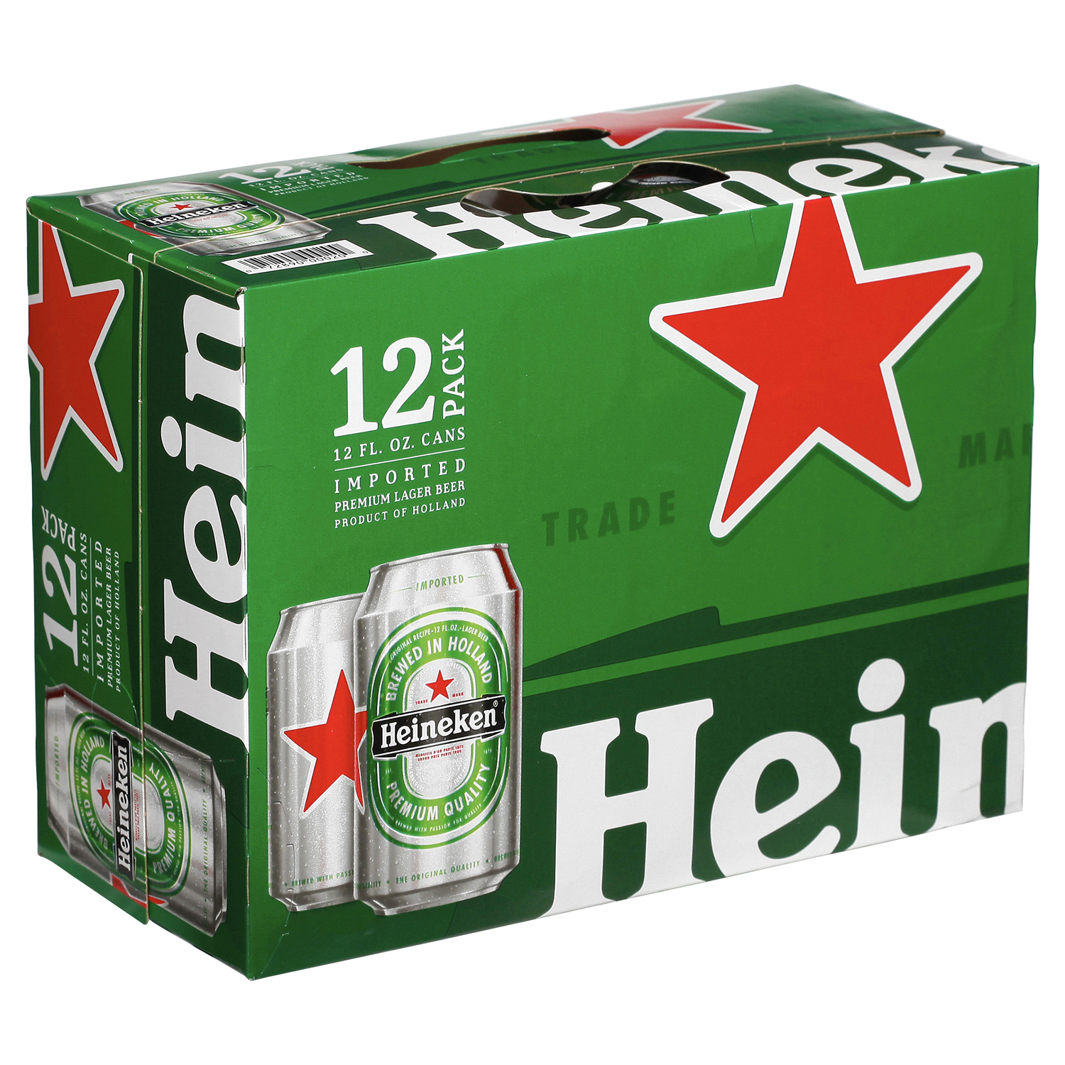 slide 4 of 5, Heineken Original Lager Beer, 12 Pack, 12 fl oz Cans, 12 ct; 12 oz