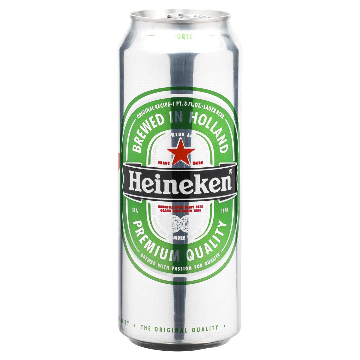 slide 1 of 1, Heineken Original Beer 24 fl oz Can, 24 fl oz