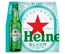 Heineken Silver Beer 12 - 12 fl oz Bottles