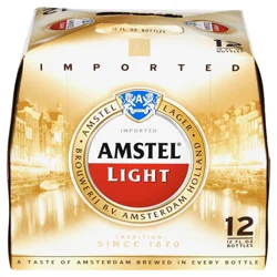 Amstel 12 Pack Lager Beer 12 - 12 fl oz Bottles