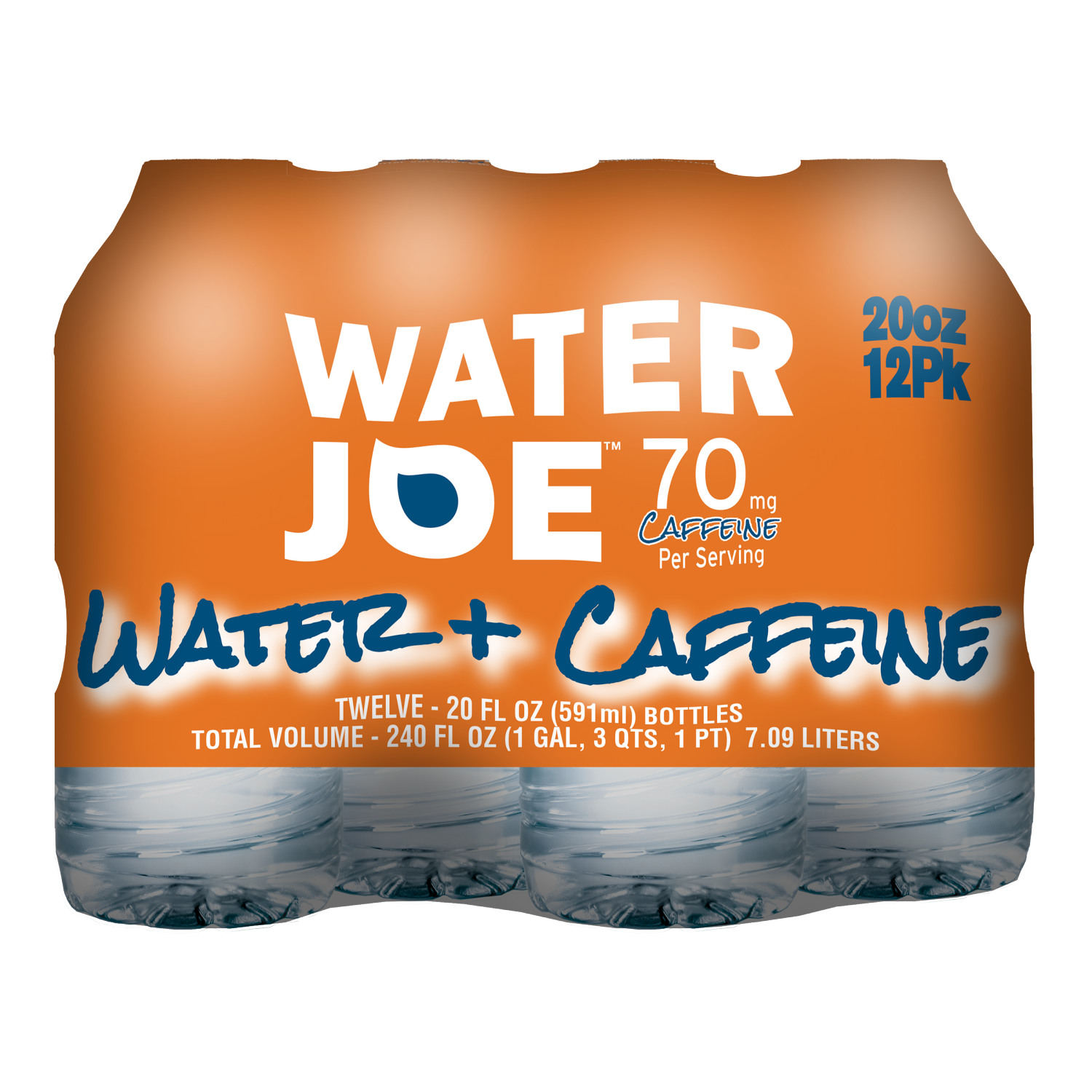 slide 1 of 2, Water Joe 12 Pack Water + Caffeine 12 ea - 12 ct, 12 ct, 20 oz, 70mg