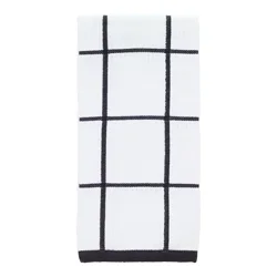 T-fal Charcoal Check Parquet Towel