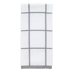 T-fal Gray Check Parquet Towel