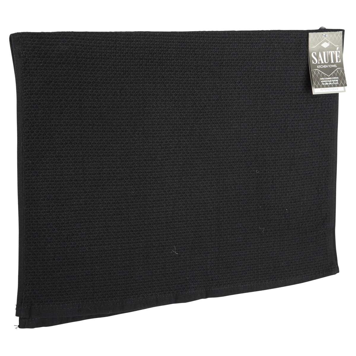 slide 16 of 29, RITZ Sauté Black Honeycomb Solid Dual Kitchen Towel, 1 ct