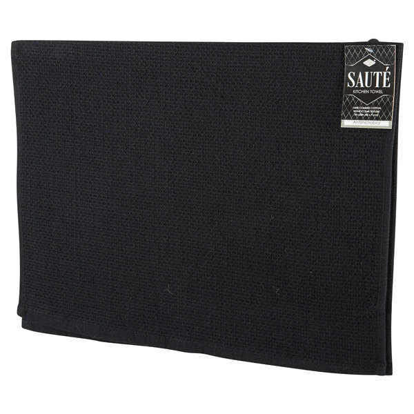 slide 27 of 29, RITZ Sauté Black Honeycomb Solid Dual Kitchen Towel, 1 ct