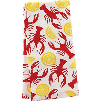 slide 1 of 1, Ritz Crawfish & Lemons Dual Kitchen Towel, 1 ct