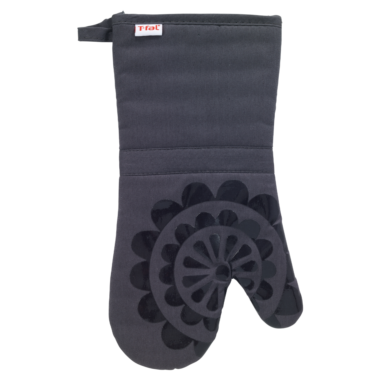 slide 1 of 1, T-Fal Charcoal Silicone Oven Mitt, 1 ct
