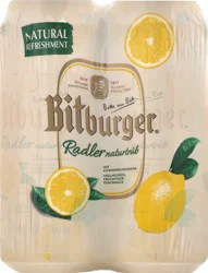 Bitburger Beer, Radler Naturtrub 4Pk