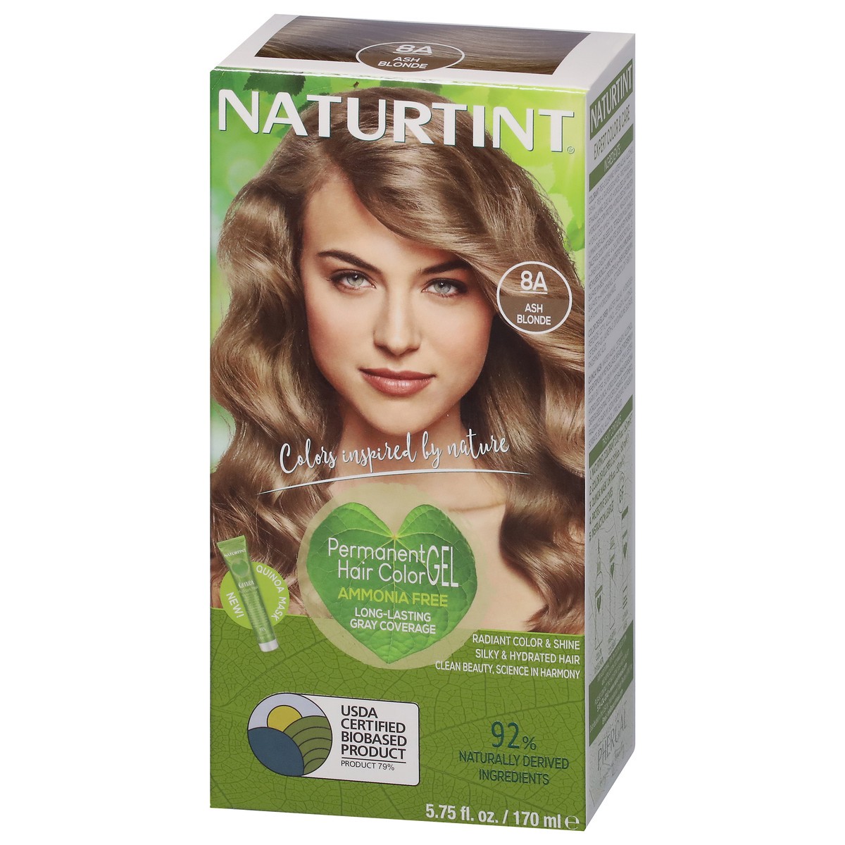 slide 7 of 9, Naturtint Ash Blonde 8A Ammonia Free Permanent Hair Color 5.75 fl oz, 5.75 fl oz