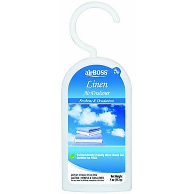 slide 1 of 1, airBoss Linen Air Freshener, 4 oz