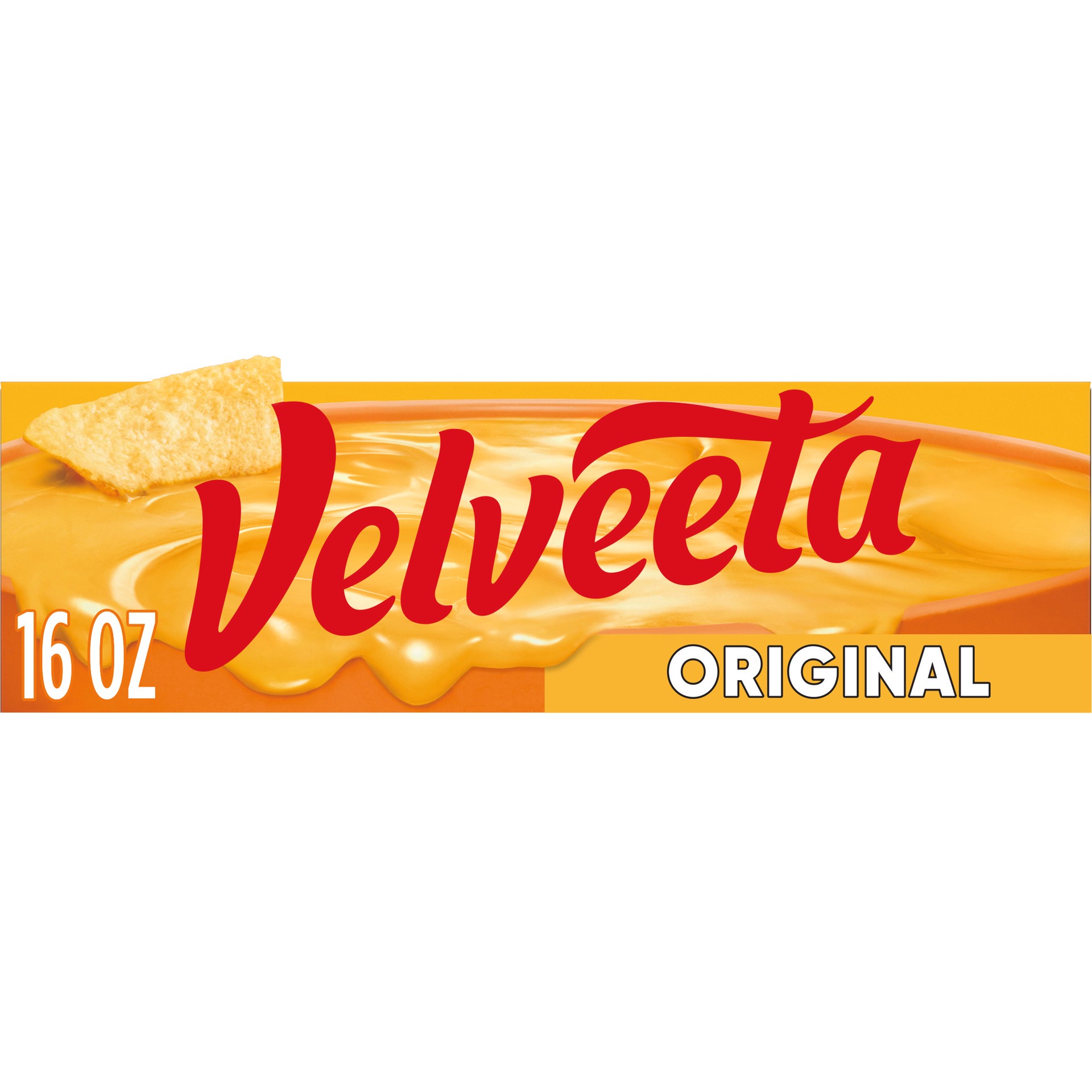 slide 1 of 9, Velveeta Original Pasteurized Recipe Cheese Product, 16 oz Block, 16 oz