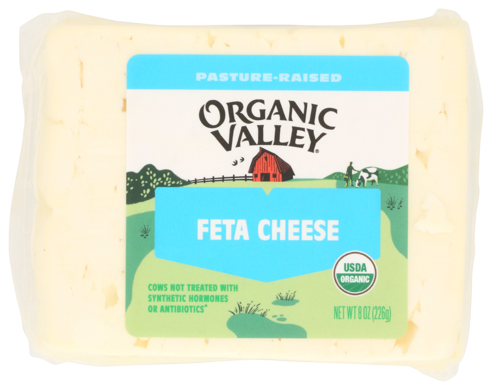 slide 9 of 9, Organic Valley Feta Cheese, 8 oz