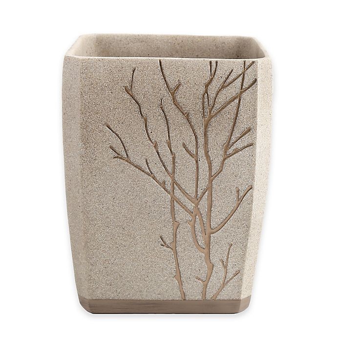 slide 1 of 1, Berkshire Polyresin Wastebasket - Taupe, 1 ct