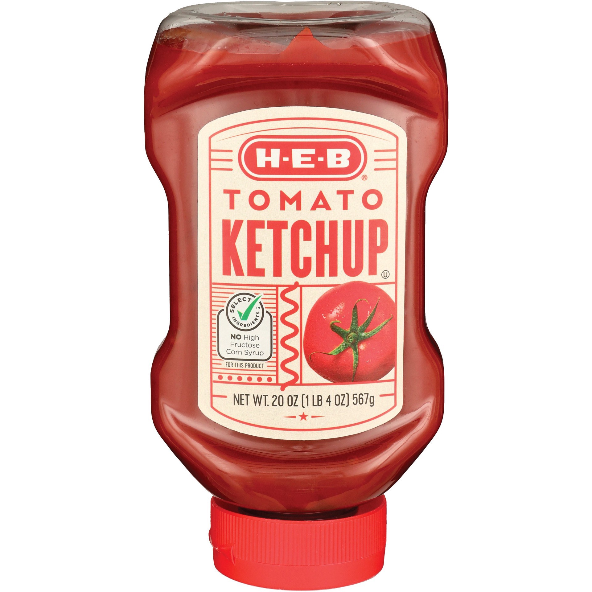 slide 1 of 1, H-E-B Ketchup, 20 oz