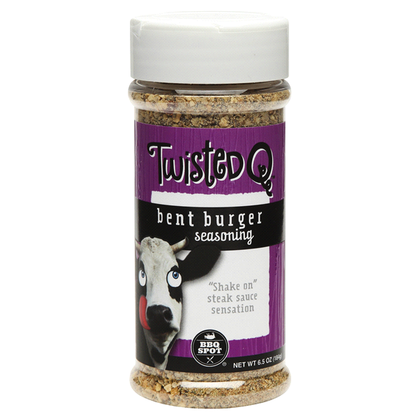 slide 1 of 1, Twisted Q Bent Burger Seasoning, 6.5 oz