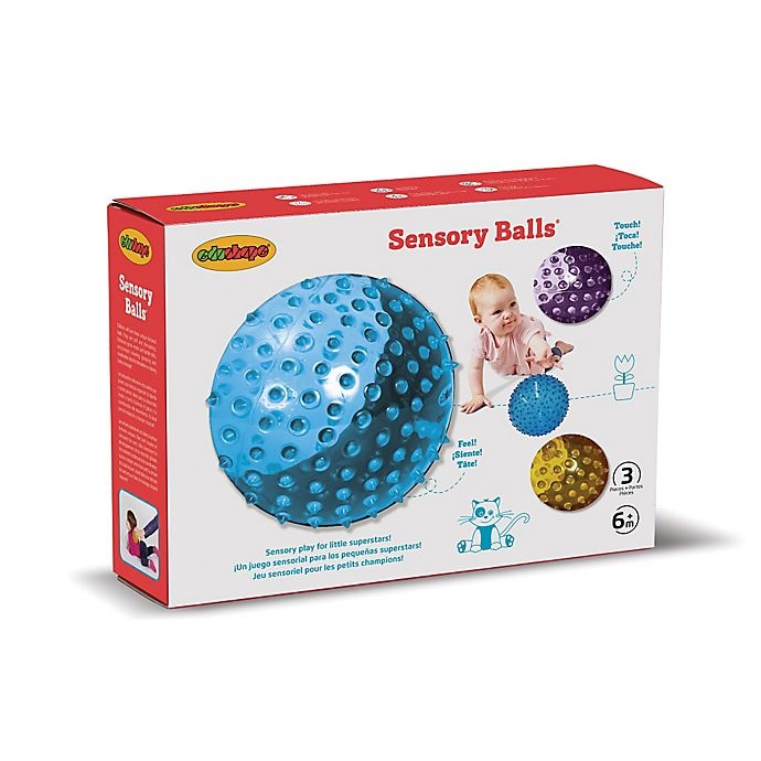 slide 1 of 5, Edushape Sensory Balls Set, 3 ct