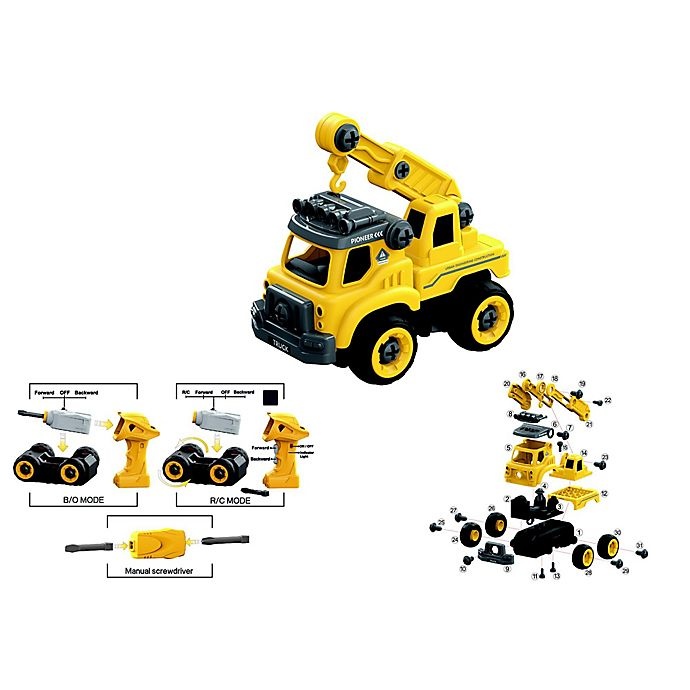 slide 2 of 2, Edushape Remote Control Construction Truck, 1 ct