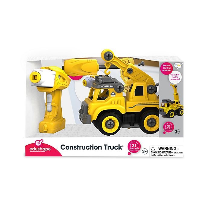 slide 1 of 2, Edushape Remote Control Construction Truck, 1 ct