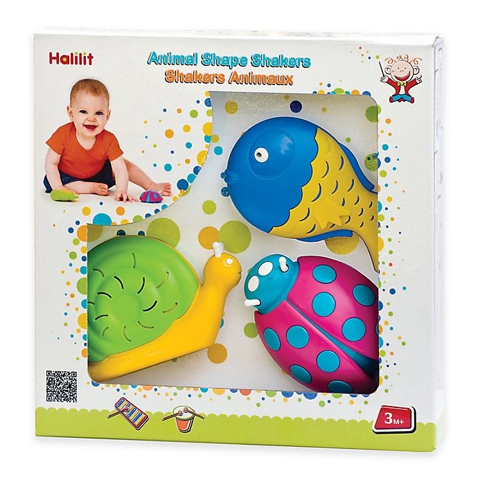 slide 1 of 4, Edushape Animal Shape Shakers, 3 ct