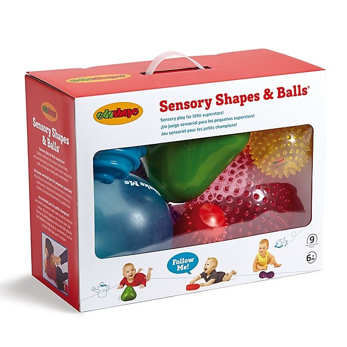 slide 4 of 4, Edushape Sensory Ball Set, 9 ct