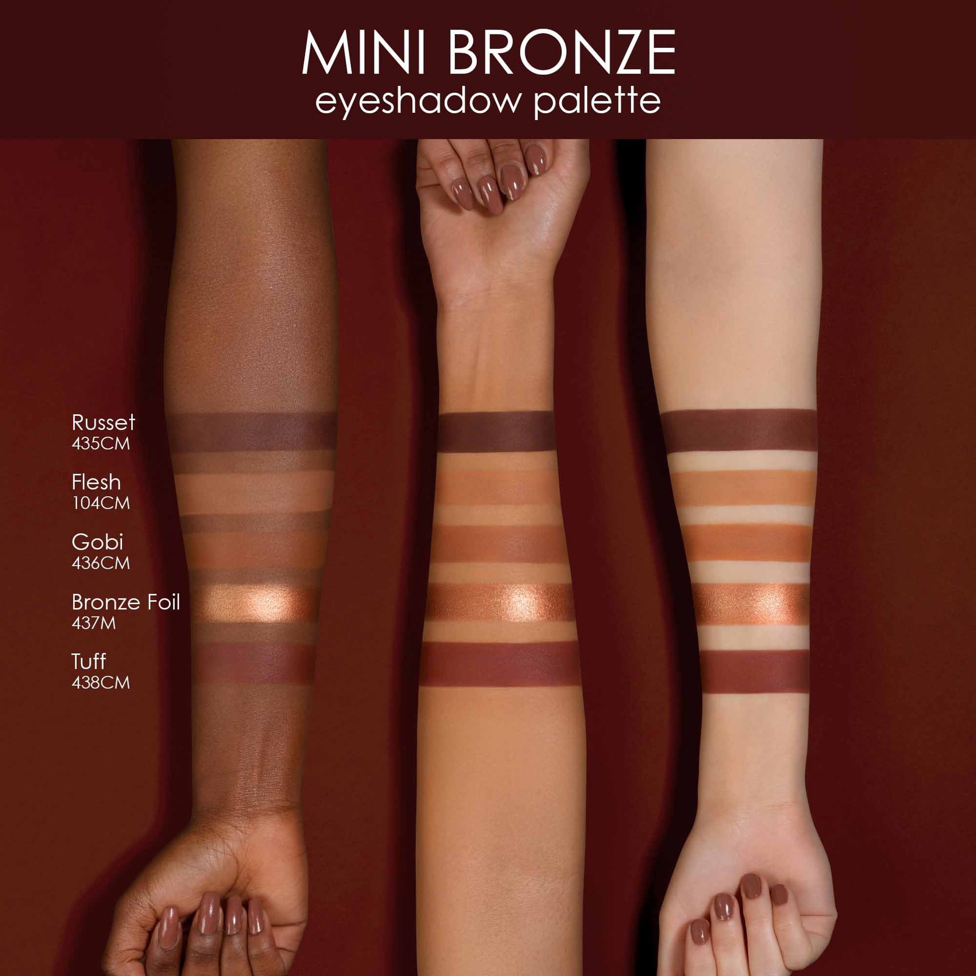 slide 2 of 7, NATASHA DENONA Mini Bronze Eyeshadow Palette, 1 ct