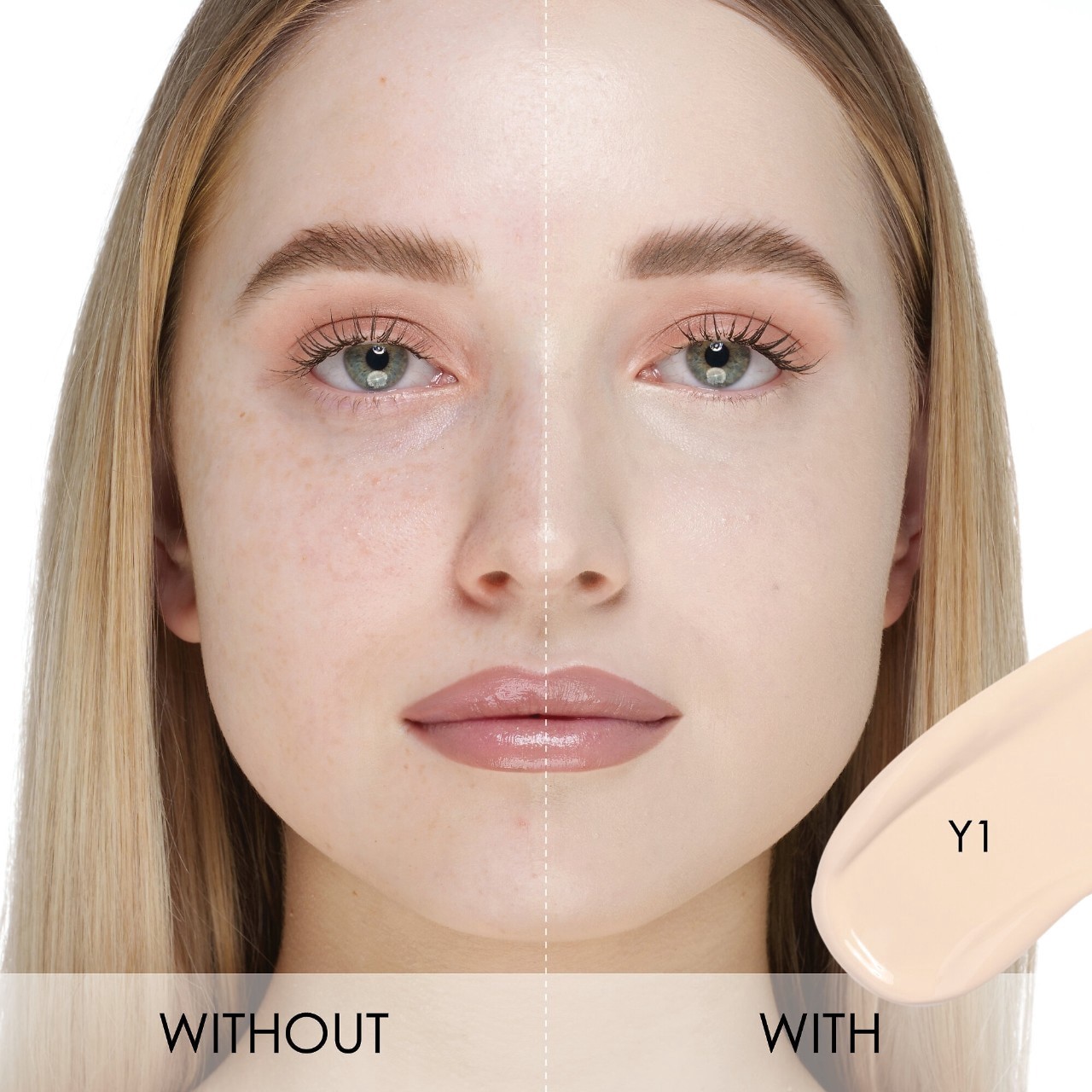 slide 2 of 10, NATASHA DENONA Hy-Glam Brightening & Hydrating Medium to Full Coverage Crease Proof Serum Concealer Y1, 0.25 oz / 7.39 ml