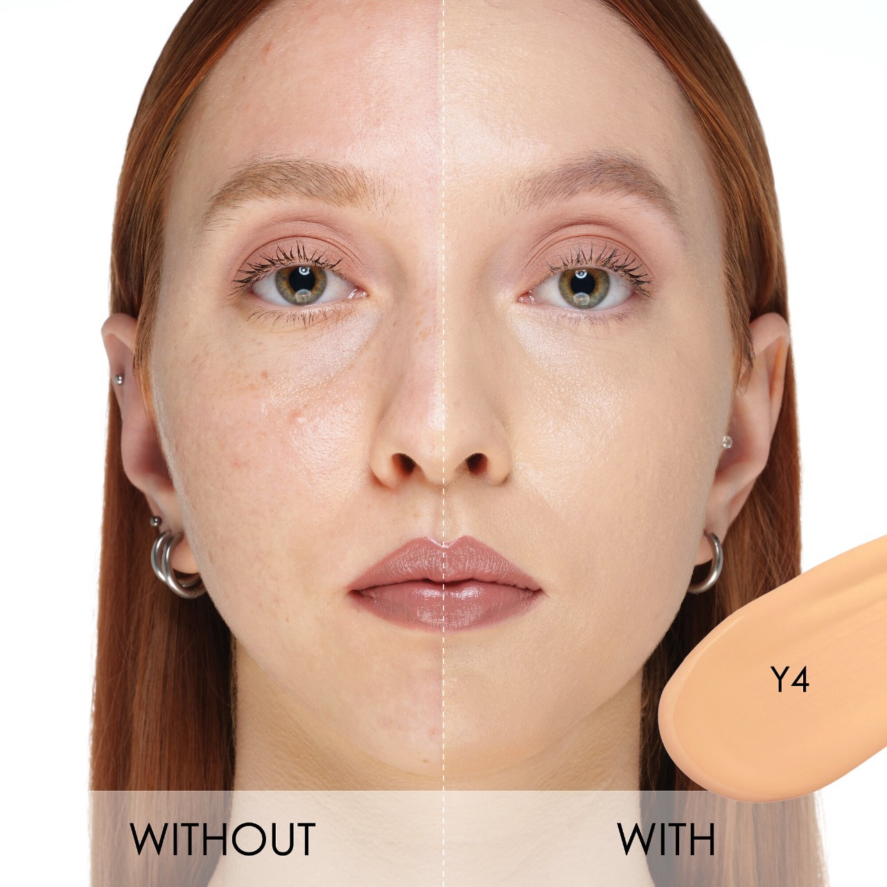 slide 2 of 10, NATASHA DENONA Hy-Glam Brightening & Hydrating Medium to Full Coverage Crease Proof Serum Concealer Y4, 0.25 oz / 7.39 ml