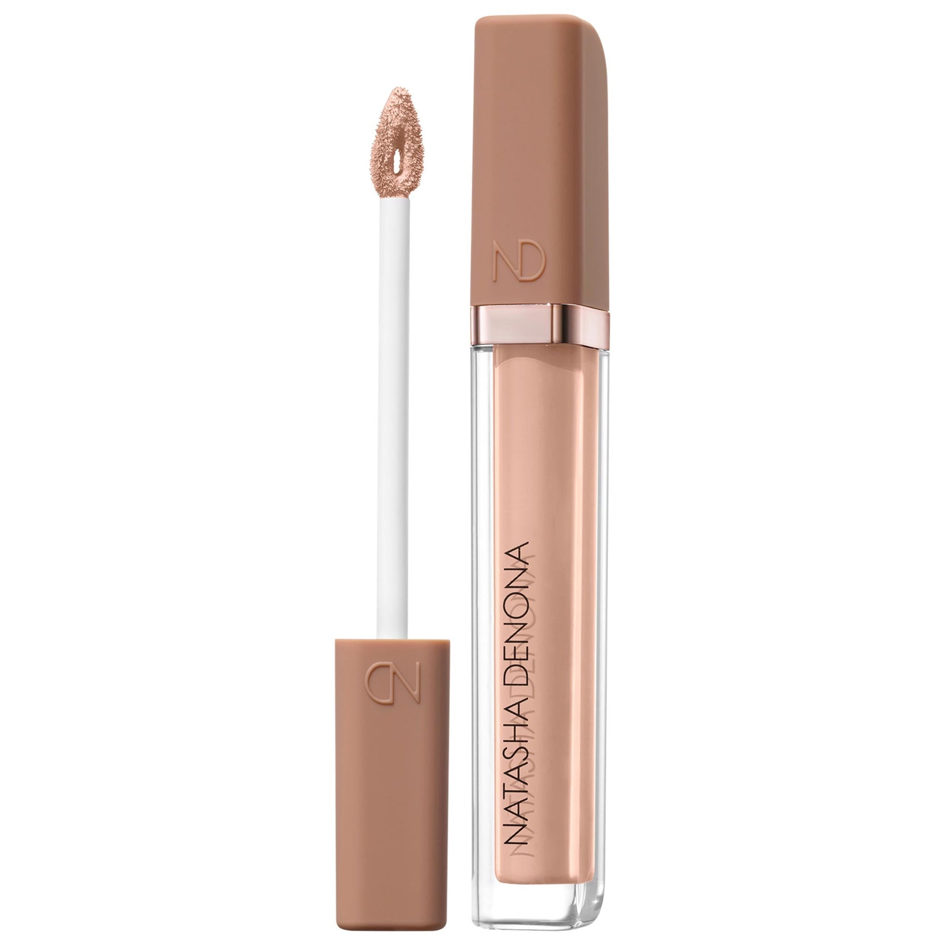 slide 1 of 10, NATASHA DENONA Hy-Glam Brightening & Hydrating Medium to Full Coverage Crease Proof Serum Concealer N6, 0.25 oz / 7.39 ml