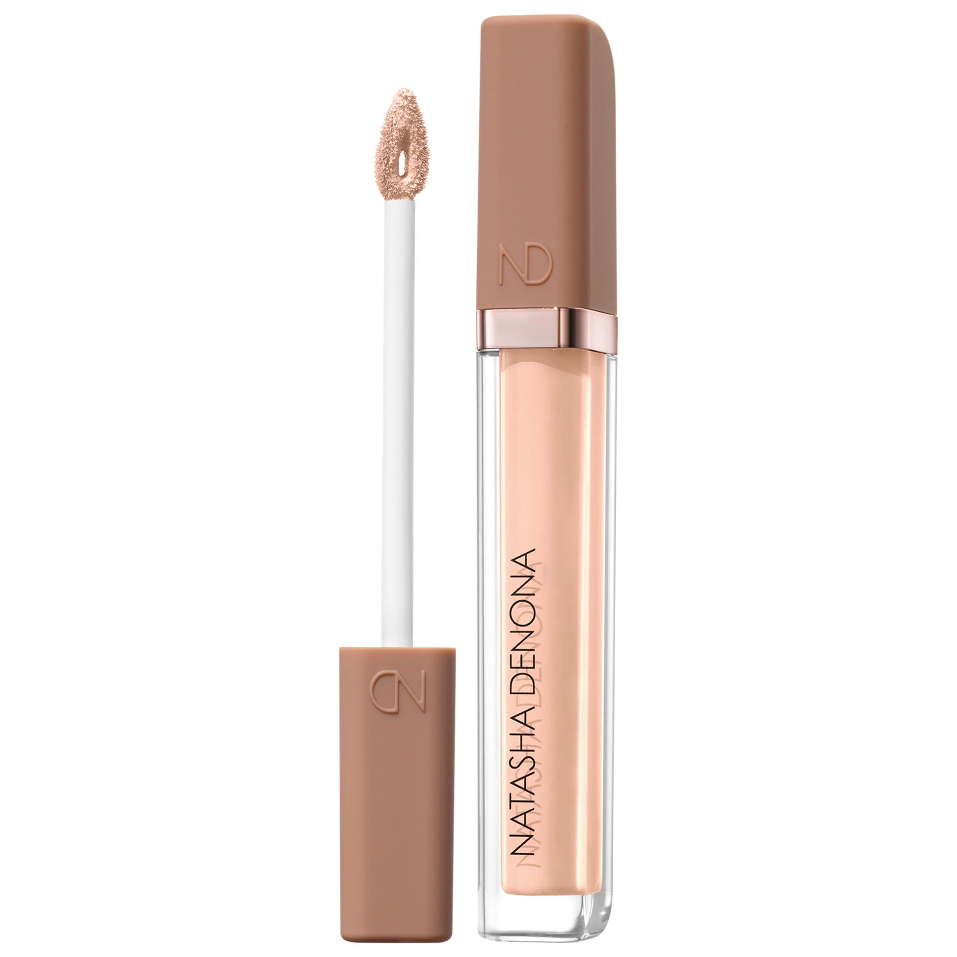 slide 1 of 10, NATASHA DENONA Hy-Glam Brightening & Hydrating Medium to Full Coverage Crease Proof Serum Concealer RN3, 0.25 oz / 7.39 ml