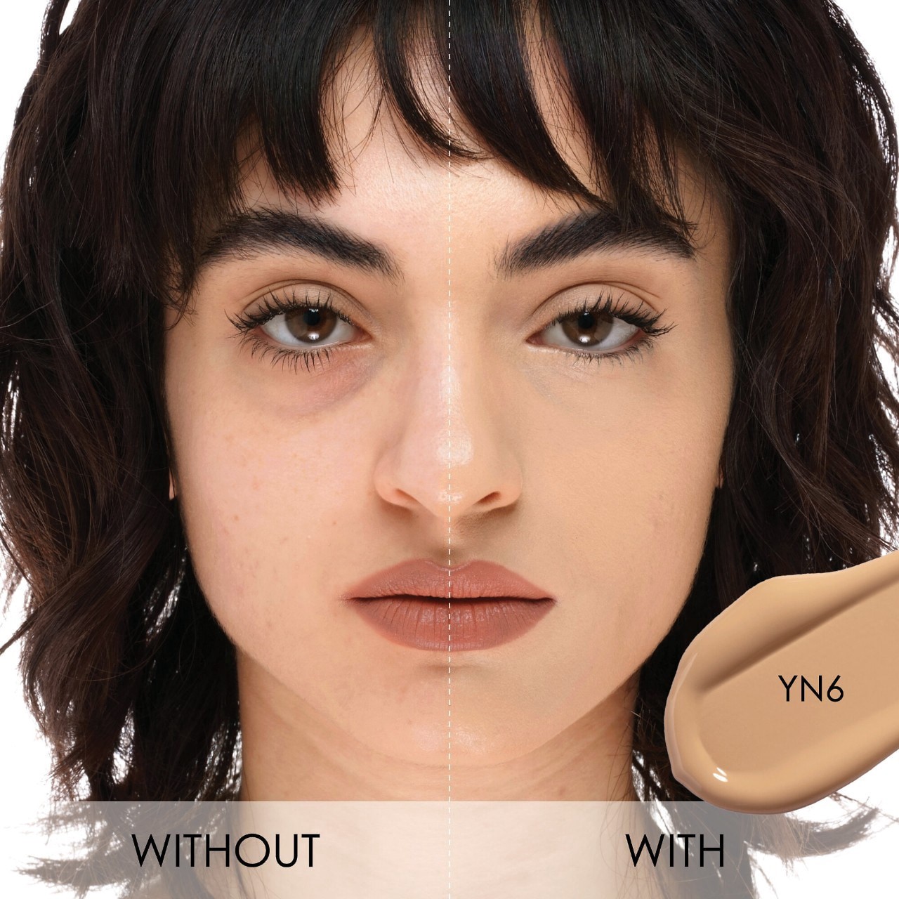 slide 2 of 10, NATASHA DENONA Hy-Glam Brightening & Hydrating Medium to Full Coverage Crease Proof Serum Concealer YN6, 0.25 oz / 7.39 ml