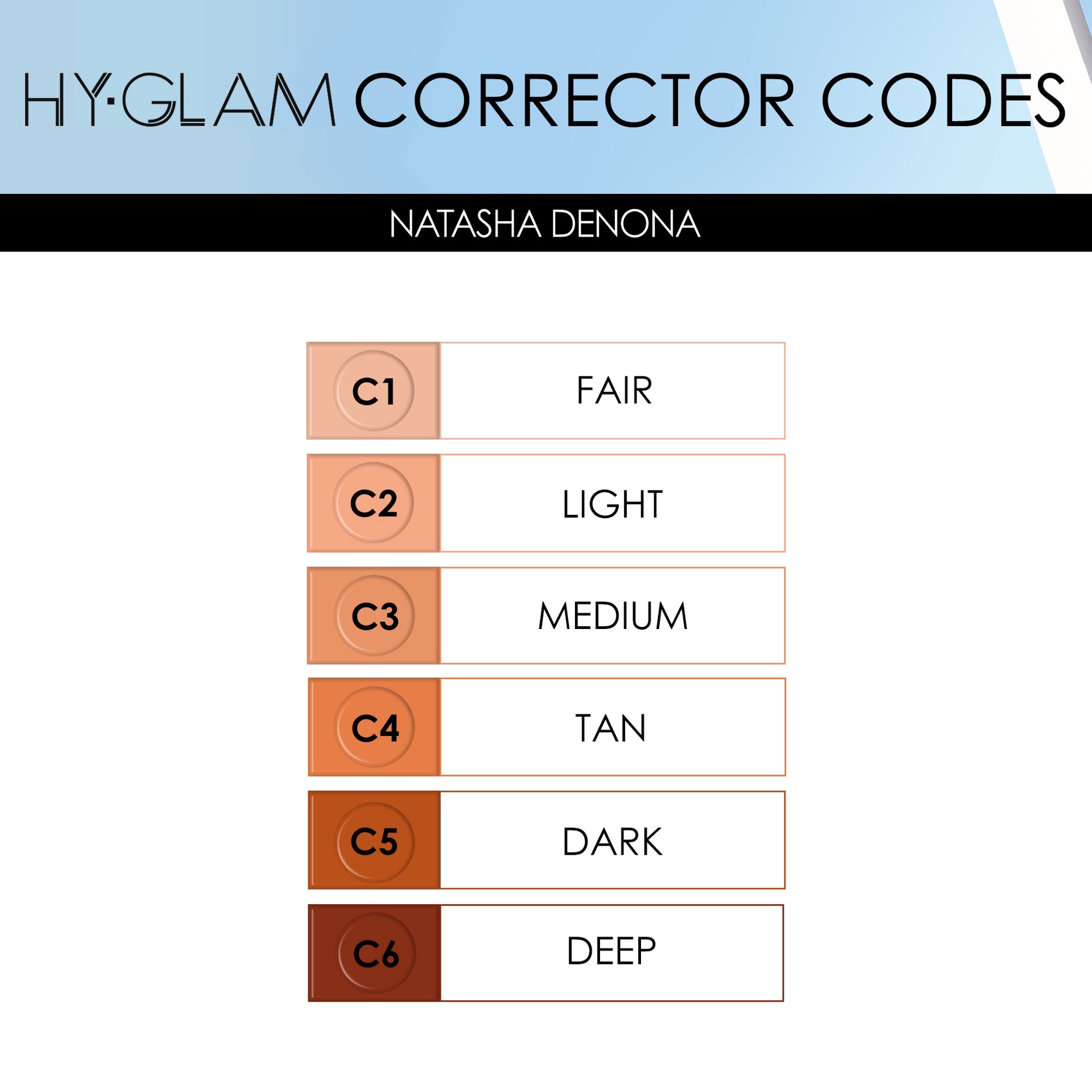 slide 6 of 9, NATASHA DENONA Hy-Glam Brightening & Hydrating Medium to Full Coverage Crease Proof Serum Color Corrector C5, 0.25 oz / 7.39 ml