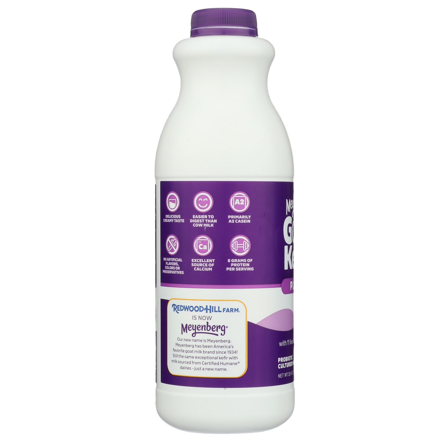 slide 3 of 3, Redwood Hill Farm Plain Goat Milk Kefir, 32 oz, 32 oz