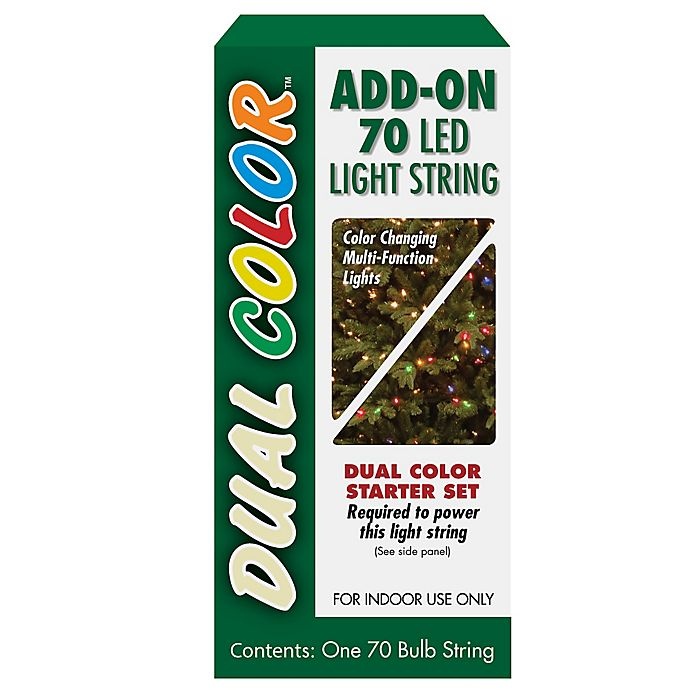slide 1 of 1, National Tree Company National Tree 70 Bulb Dual Color LED Light String Add-On Set, 1 ct