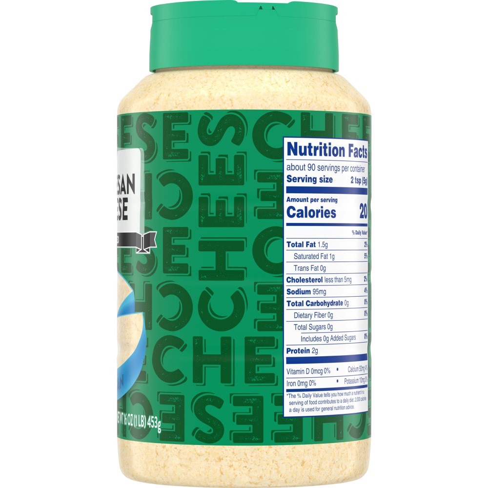 slide 2 of 3, Kroger Parmesan Cheese, 16 oz