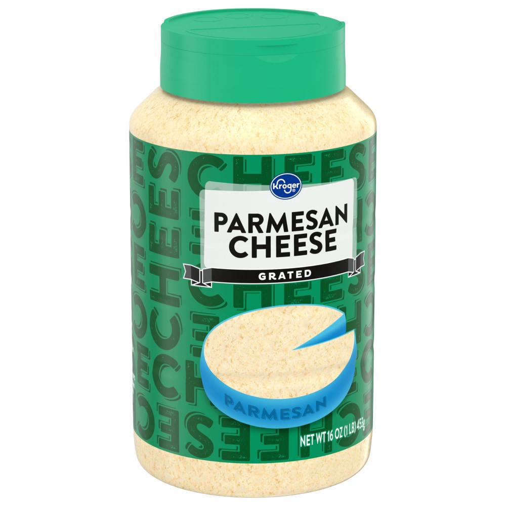 slide 1 of 3, Kroger Parmesan Cheese, 16 oz