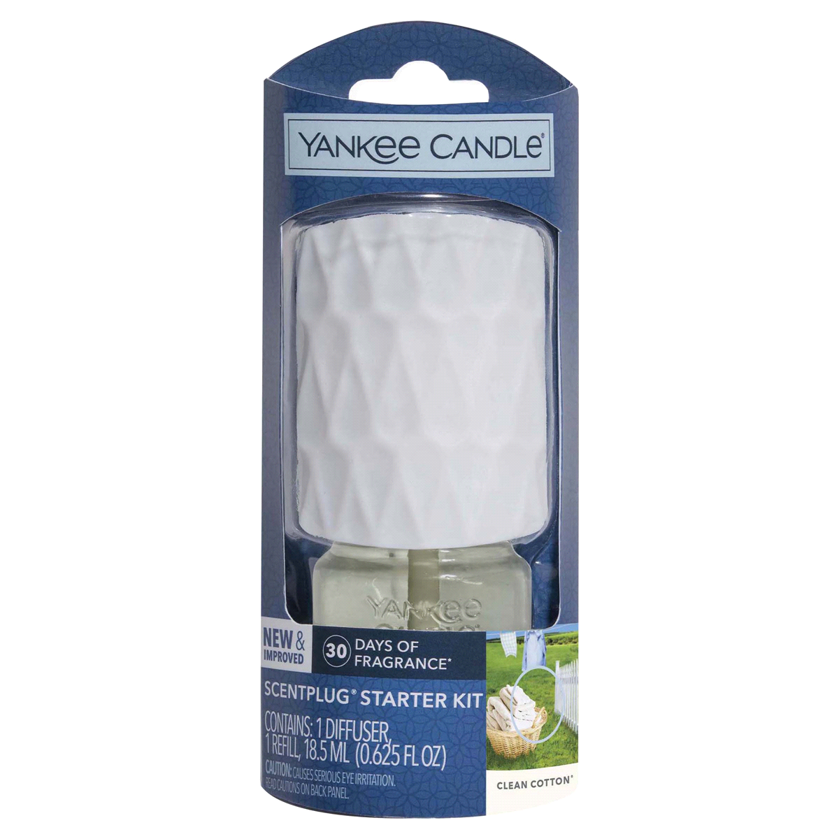 slide 1 of 1, Yankee Candle ScentPlug Diffuser with Clean Cotton Refill, 1 ct
