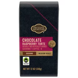 Private Selection Chocolate Raspberry Torte Ground Coffee - 12 oz