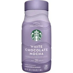 Starbucks White Chocolate Mocha Iced Espresso, 40 Fl Oz Bottle