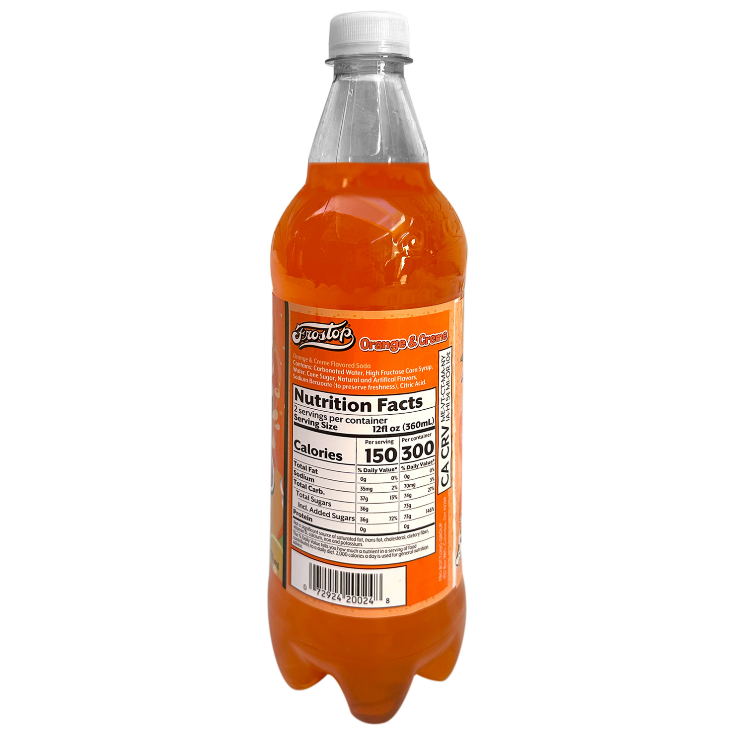 slide 2 of 3, Frostop Orange & Creme Soda - 24 fl oz, 24 fl oz