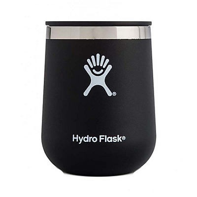 slide 1 of 1, Hydro Flask Wine Tumbler, Black, 10 oz