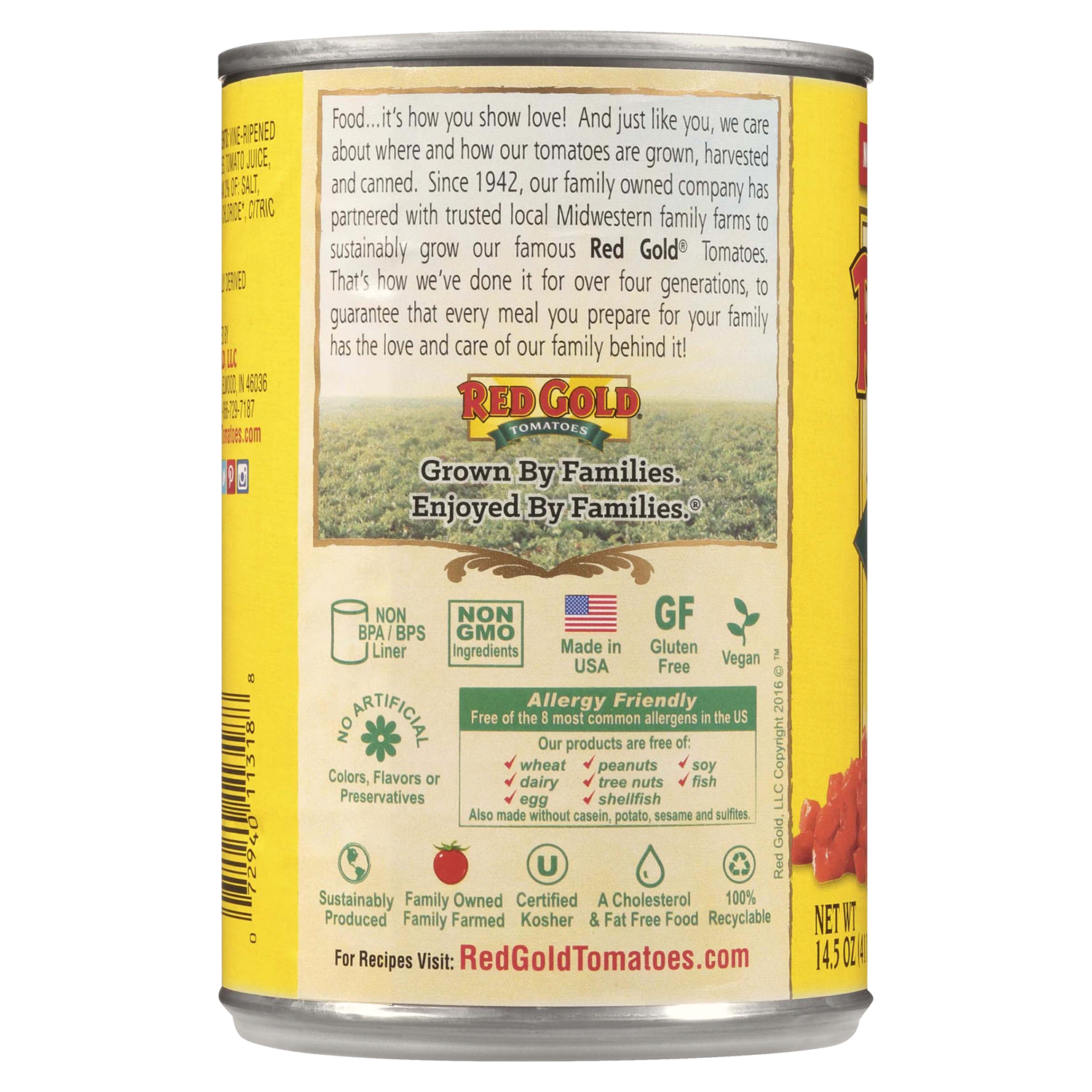 slide 2 of 2, Red Gold Petite Diced Tomatoes 14.5 oz, 14.5 oz