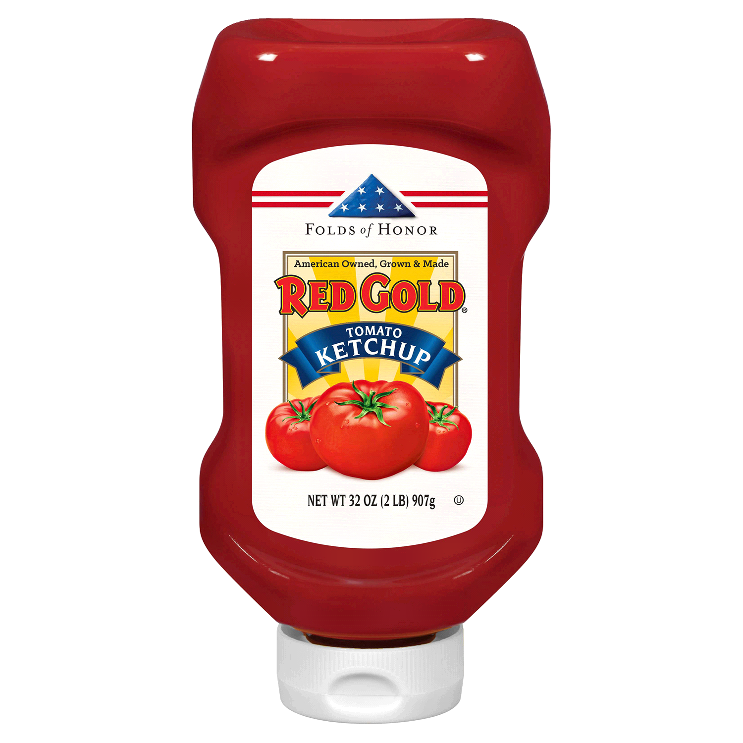 slide 1 of 2, Red Gold Tomato Ketchup - 32 oz, 32 oz