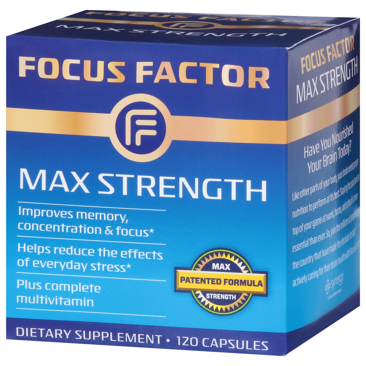 slide 6 of 9, Focus Factor Maximum Strength Capsules, 120 ct