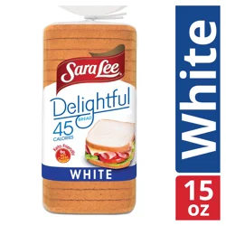 Sara Lee Delightful White Bread, 15 oz