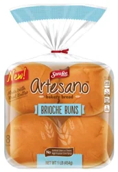 Sara Lee Artesano Brioche Buns, 8 count, 16 oz