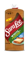 Sara Lee White made with Veggies Round Top Bread, 18 oz